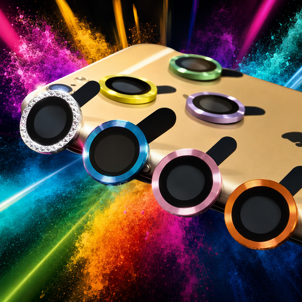 The color lens protection ring is made of scratch-resistant, wear-resistant, high-definition and translucent silicone material for mobile phones Specification image