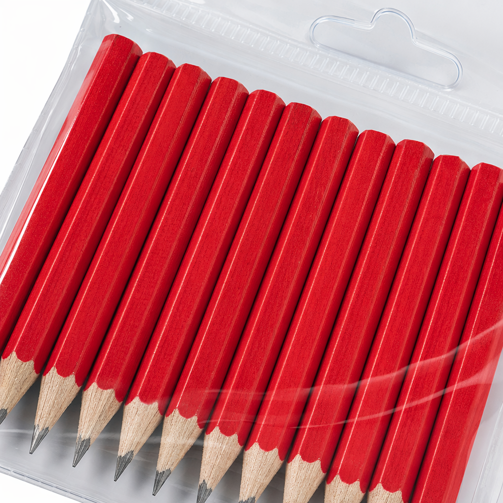 Red pencil, a special drawing and writing pencil for students, with an eco-friendly wooden lead core Application Scenario