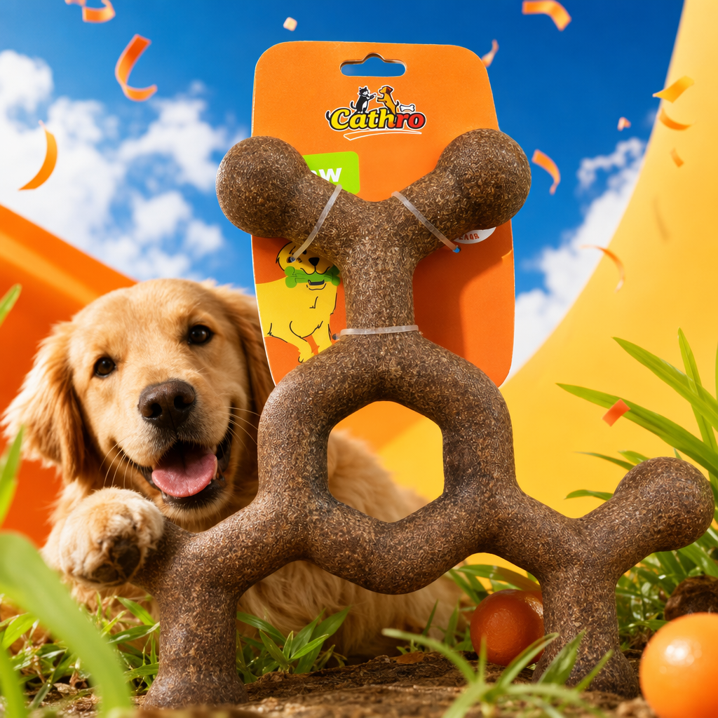 Molecular formula, food-inducing shape, pet gnawing toy, durable teeth grinding, teeth cleaning, special for dogs, with added rice material, safe to gnaw Specification image