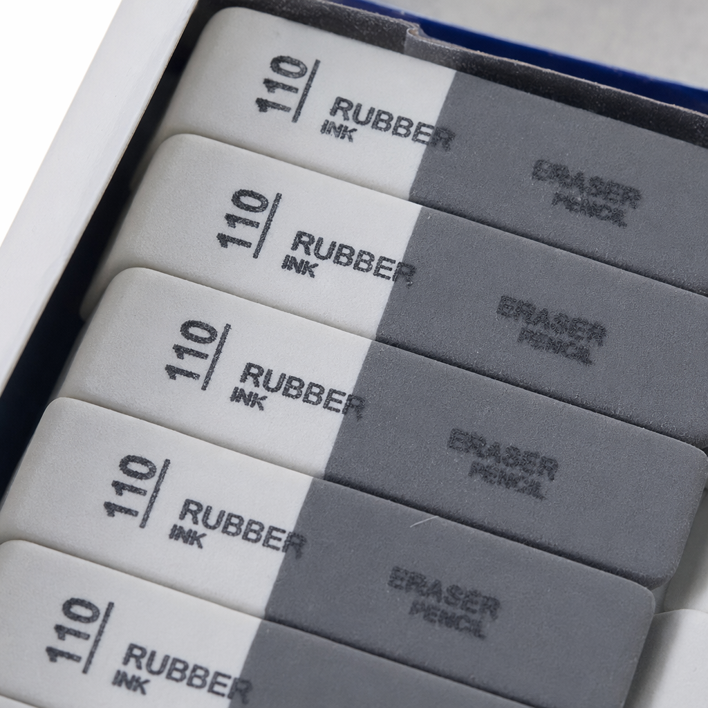 The grey eraser stacked design is a portable student stationery that ensures clean erasing without leaving any marks Application Scenario