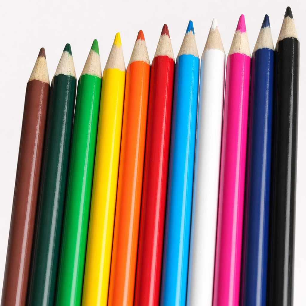 A 24-color water-soluble colored pencil set specifically for children's drawing and art Application Scenario