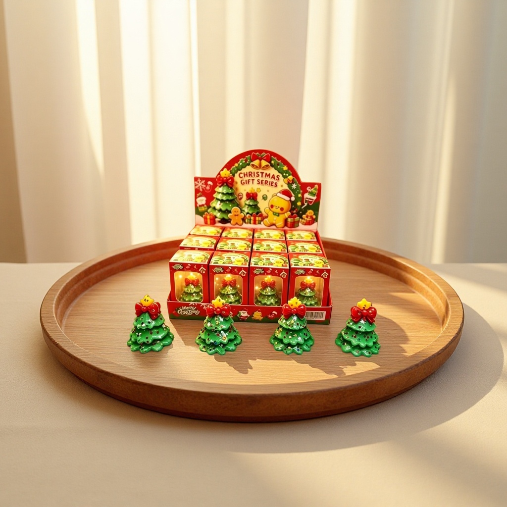 绿色圣诞树摆件 仿真松枝桌面装饰节日家居饰品 details Picture