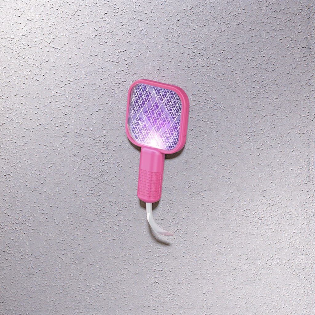 Pink electric mosquito swatter, household mosquito killer lamp, rechargeable high-efficiency silent mosquito killer