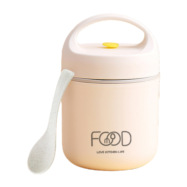 White breakfast cup with handle and small spoon ceramic home simple breakfast set Item Picture