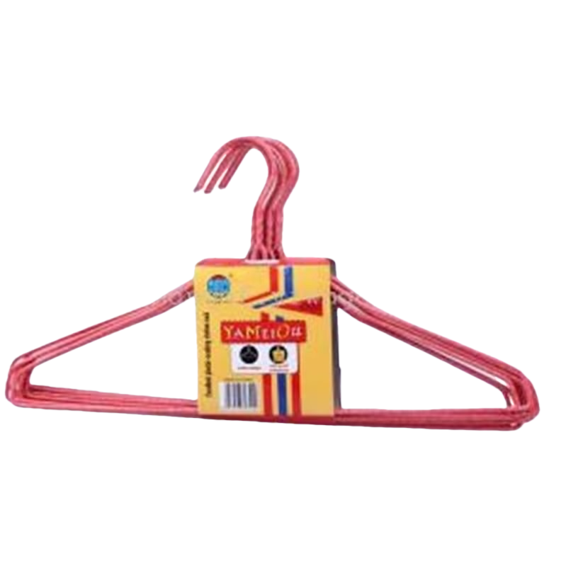 The red thickened anti-slip hanger is a multi-functional household hanger that is load-bearing and durable Item Picture