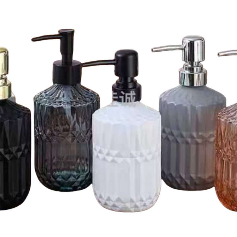طحن قنينة زجاجية ملونة مزوَّدة بمادة مستحضرات التجميل في المنازل Item Picture