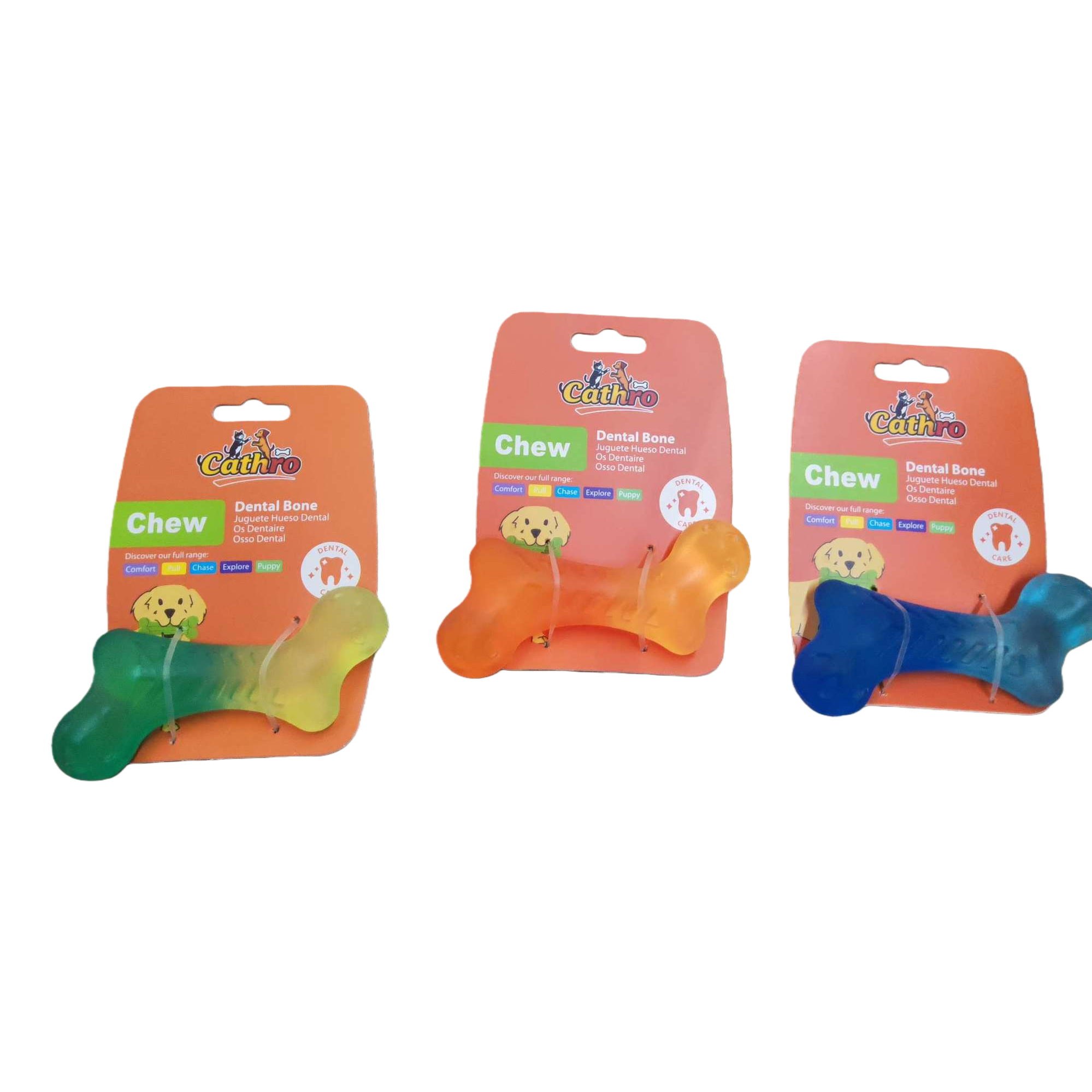 Colorful little Z bone-shaped pet toys, specially designed for biting, teething and interactive dogs Specification image