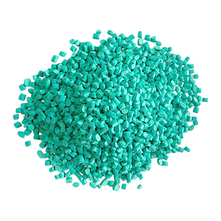Greenish-blue plastic granules, industrial-grade PP polypropylene raw material, 25kg bags Item Picture