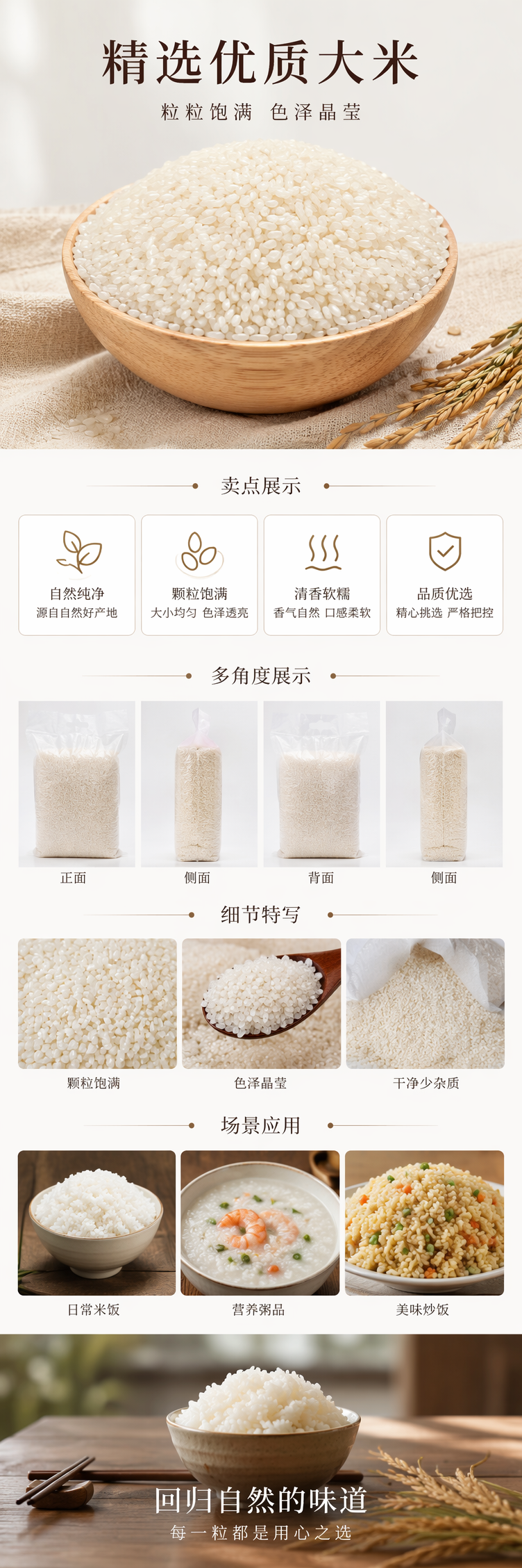 白色塑料颗粒 食品级PE聚乙烯原料 1kg真空包装 pic 1