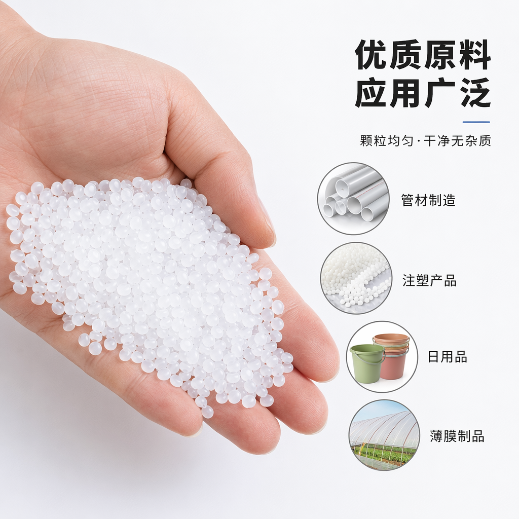 White plastic granules, industrial-grade PP polypropylene raw material, 25kg with free shipping