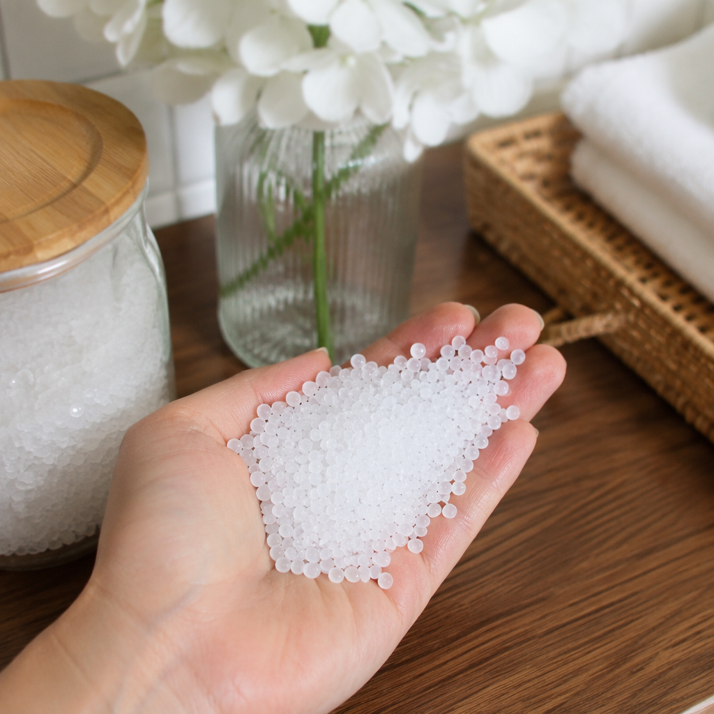White plastic granules, industrial-grade PP polypropylene raw material, 25kg with free shipping details Picture