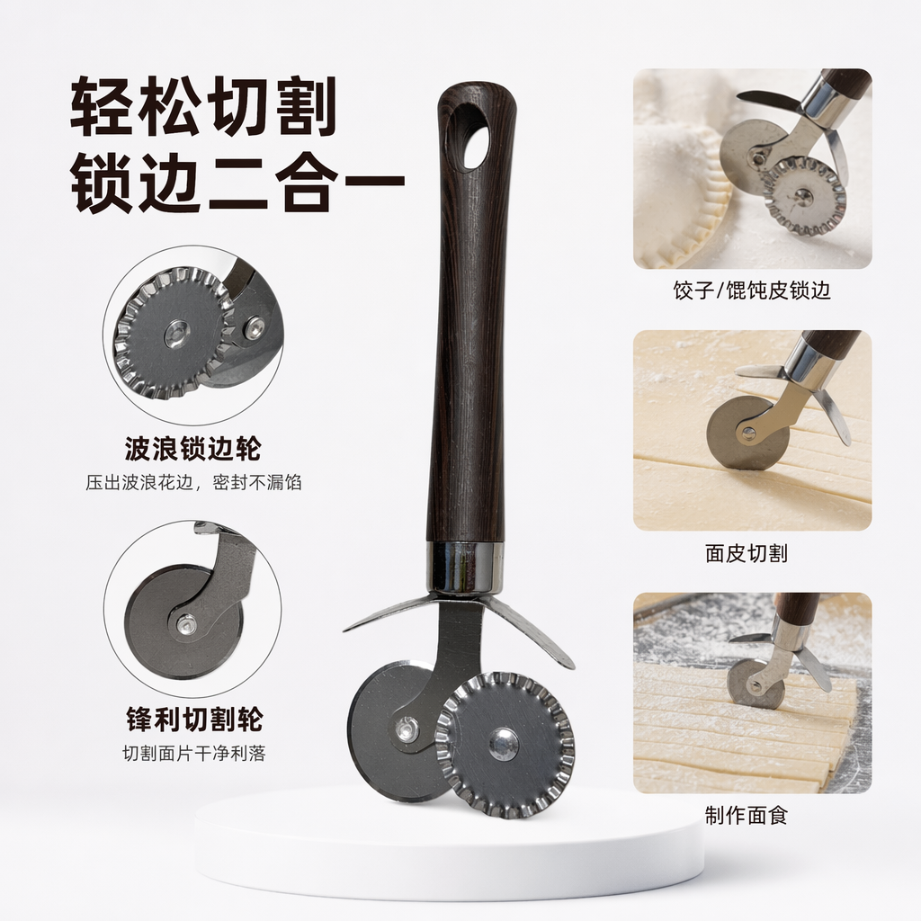 970双轮披萨刀