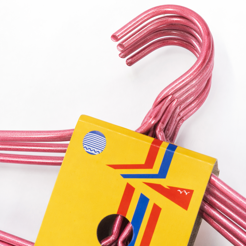 The red thickened anti-slip hanger is a multi-functional household hanger that is load-bearing and durable Application Scenario