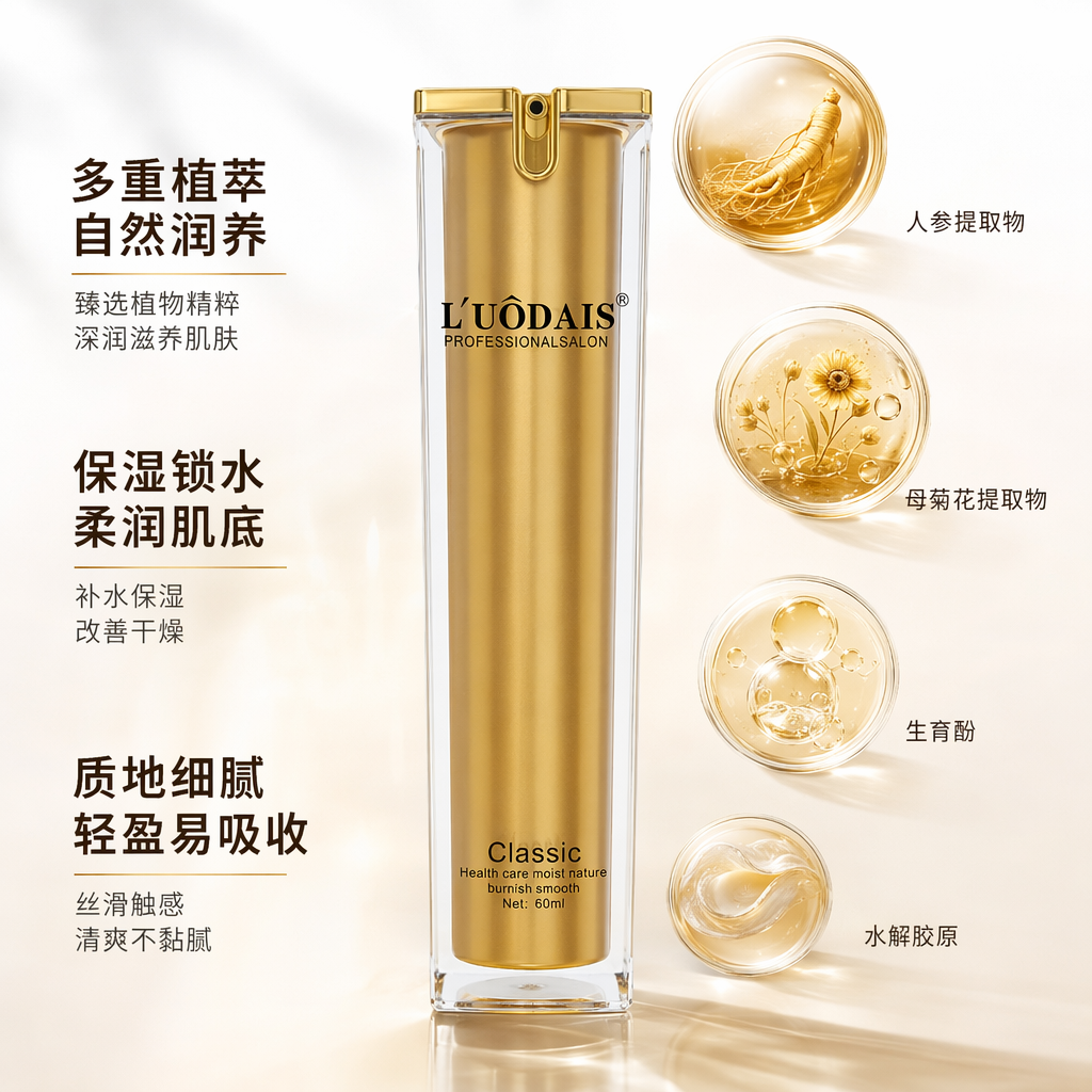 L UÔDAIS PROFESSIONALSALON金色瓶身护发精华液60ml