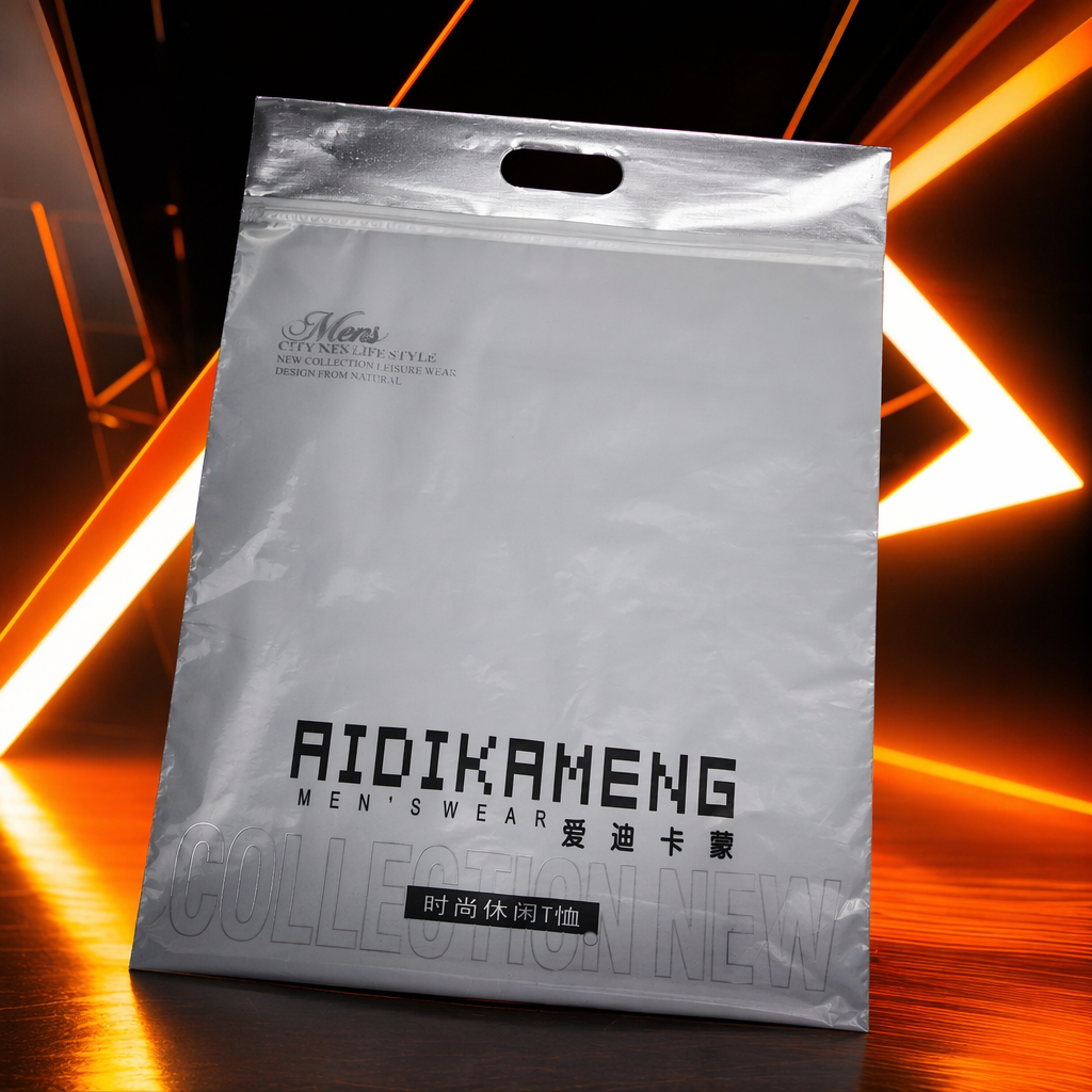 Silver plastic bag, thickened moisture-proof sealed preservation bag, household storage bag Specification image