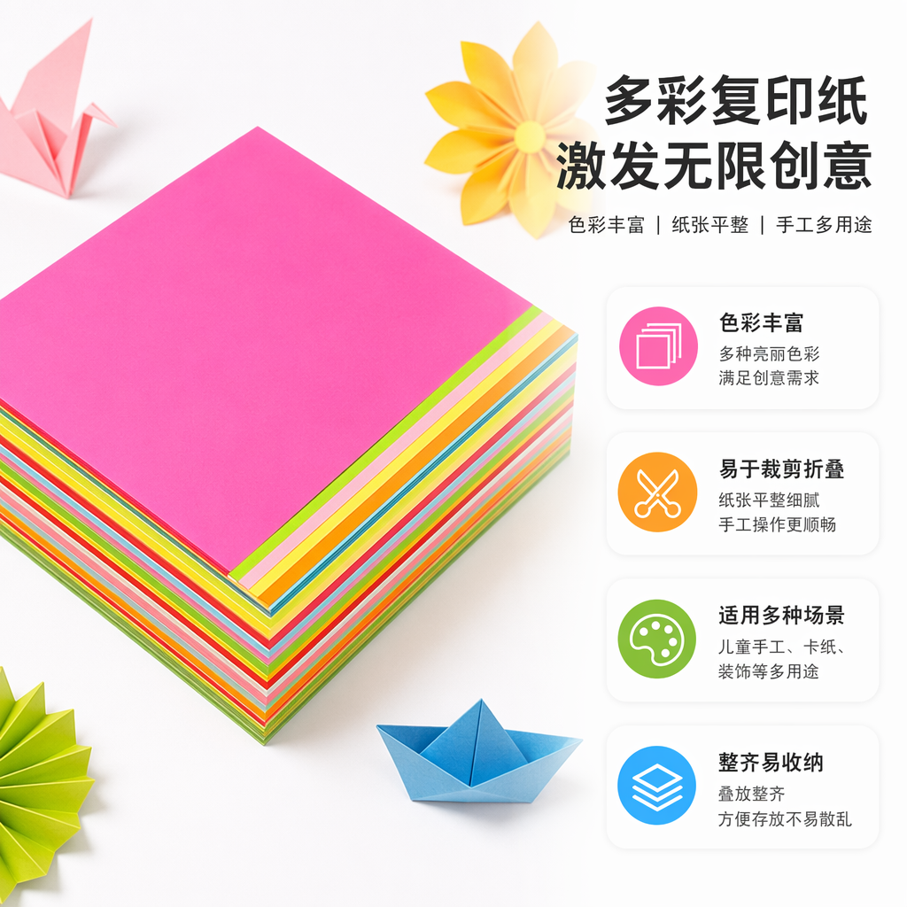 粉色纸张 打印纸 复印纸 A4 70g 500张 优质木浆