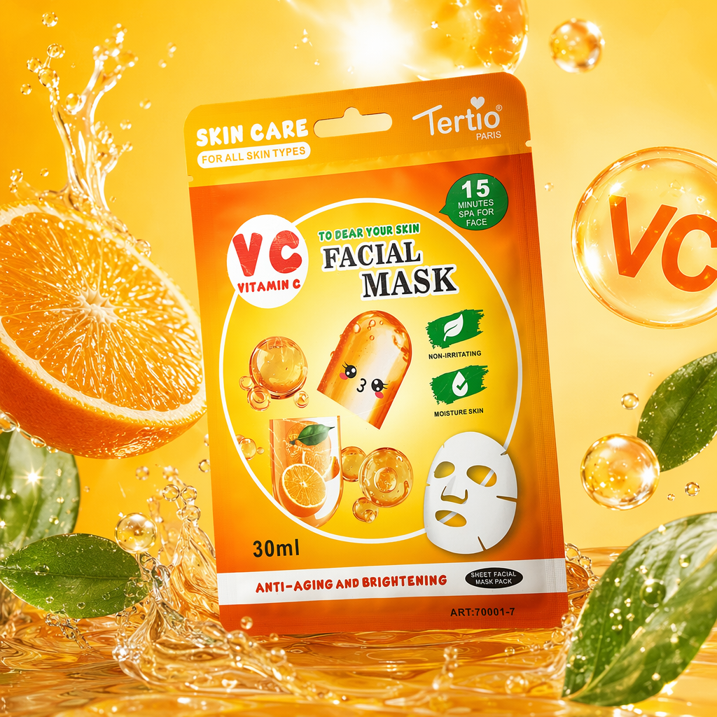 The orange-yellow packaged mask products are hydrating, moisturizing, soothing and repairing Specification image
