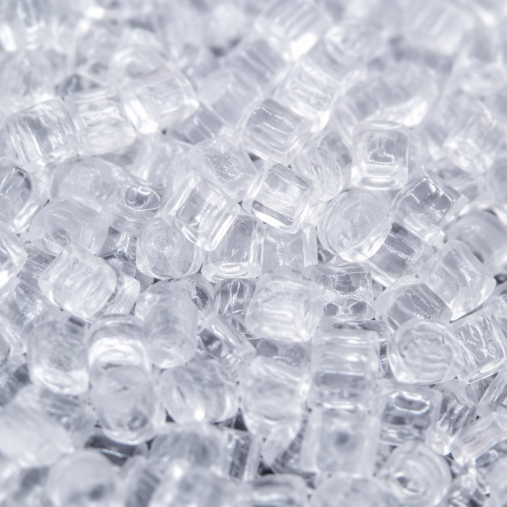 Transparent plastic granules, industrial-grade PPPE material granular raw material, 500g Application Scenario