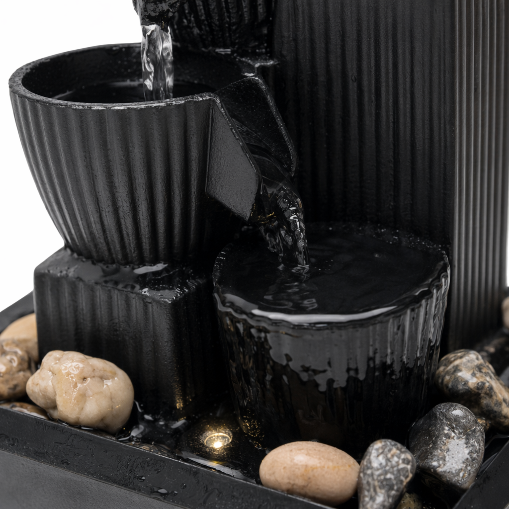Living room, home, office, desktop, small fountain, wealth and prosperity, flowing water ornaments, landscape decorations, craft gifts Application Scenario