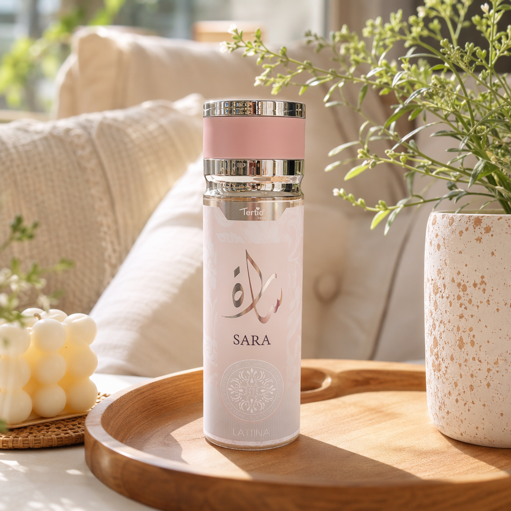Pink bottle body perfume bottle, glass frosted spray household aromatherapy empty bottle, refill details Picture