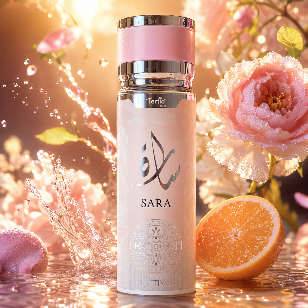 Pink bottle body perfume bottle, glass frosted spray household aromatherapy empty bottle, refill Specification image