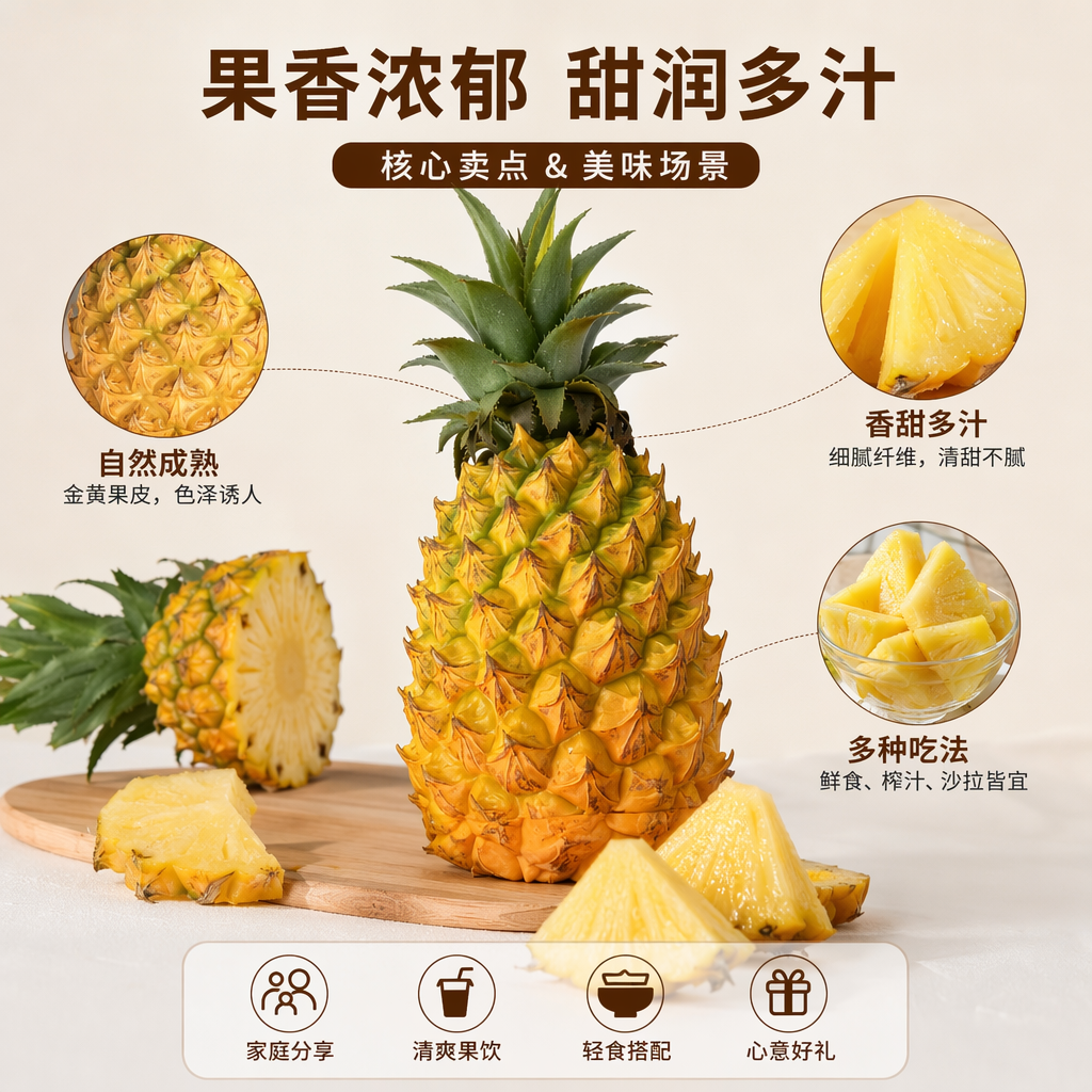 黄绿相间菠萝造型牙刷 软毛清洁口腔清新口气