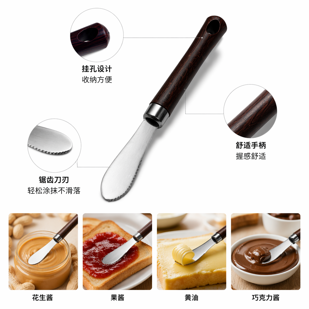 牛油刀带牙
