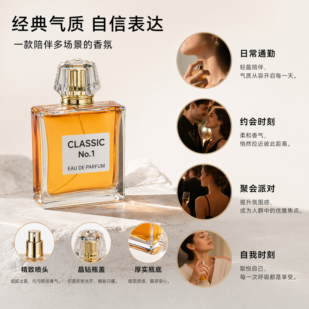 银灰包装盒加透明玻璃瓶
