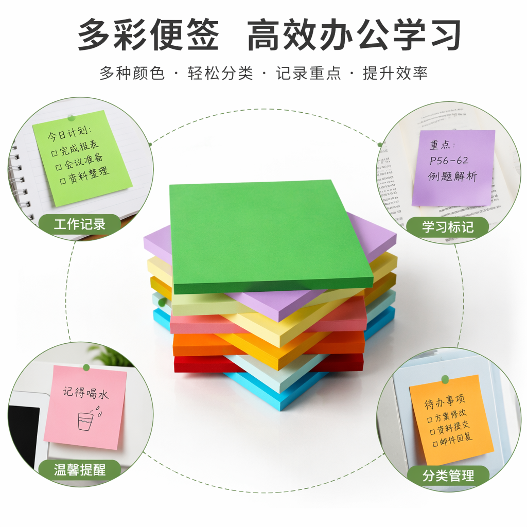 彩色正方形折纸手工DIY堆叠创意儿童益智玩具