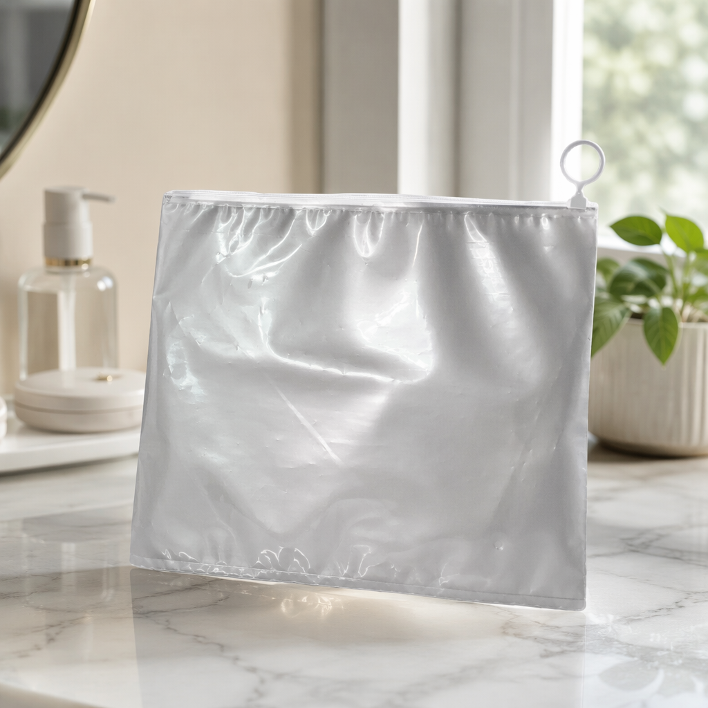 Transparent zipper bags, self-sealing bags, dust-proof and water-proof universal storage bags, available in multiple sizes details Picture