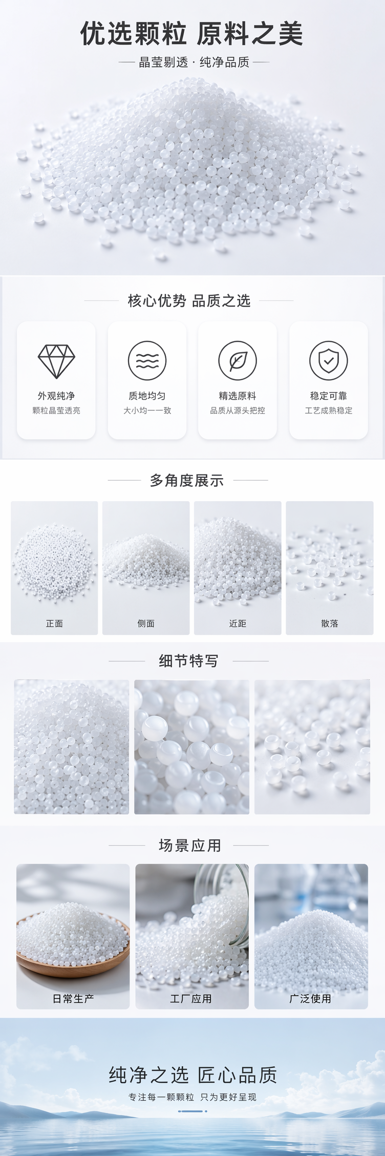 白色塑料颗粒 工业级PP聚丙烯原料25kg包邮 pic 1