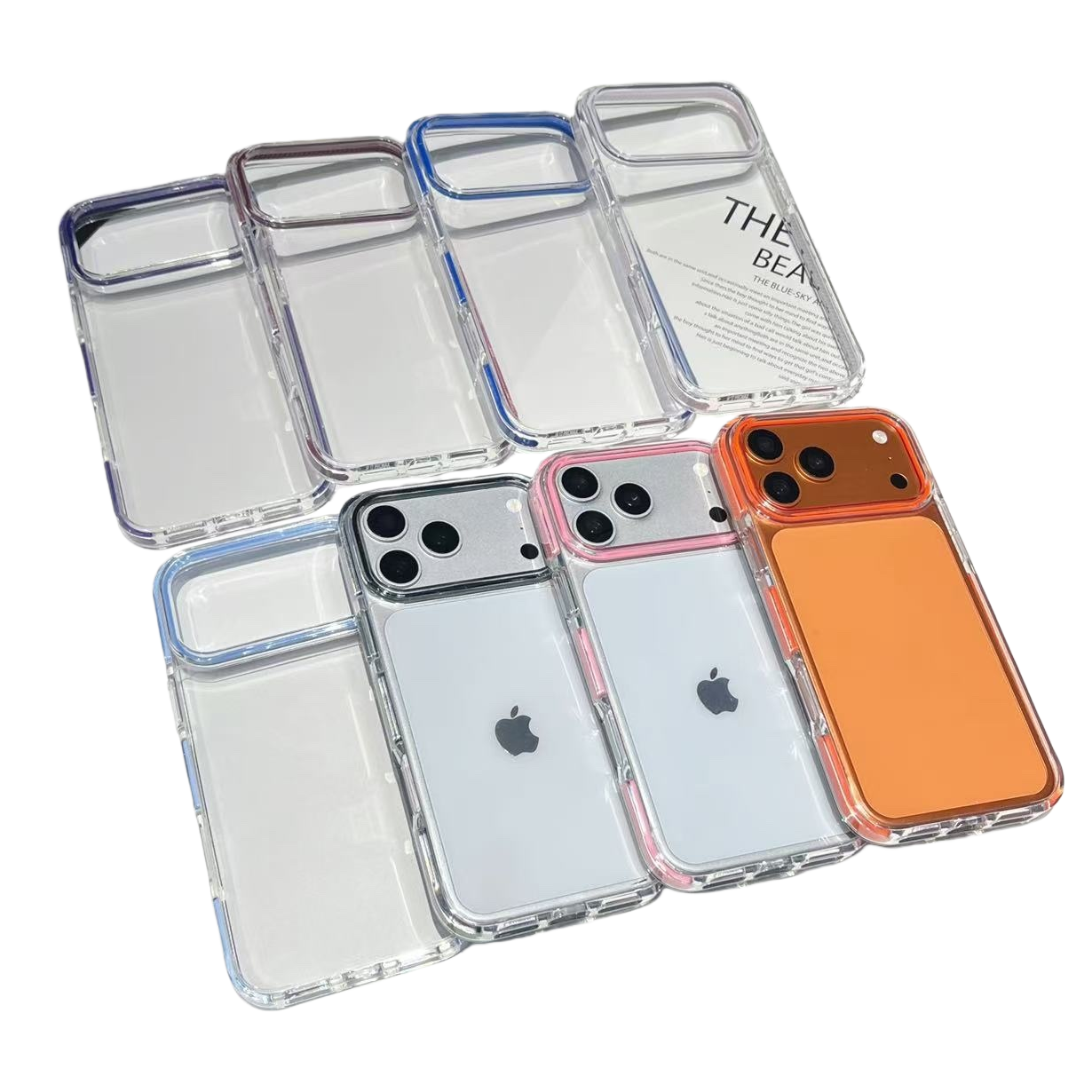 Ultra-thin, shockproof, high-definition, full-coverage protective case for iphones with a bare phone feel Item Picture