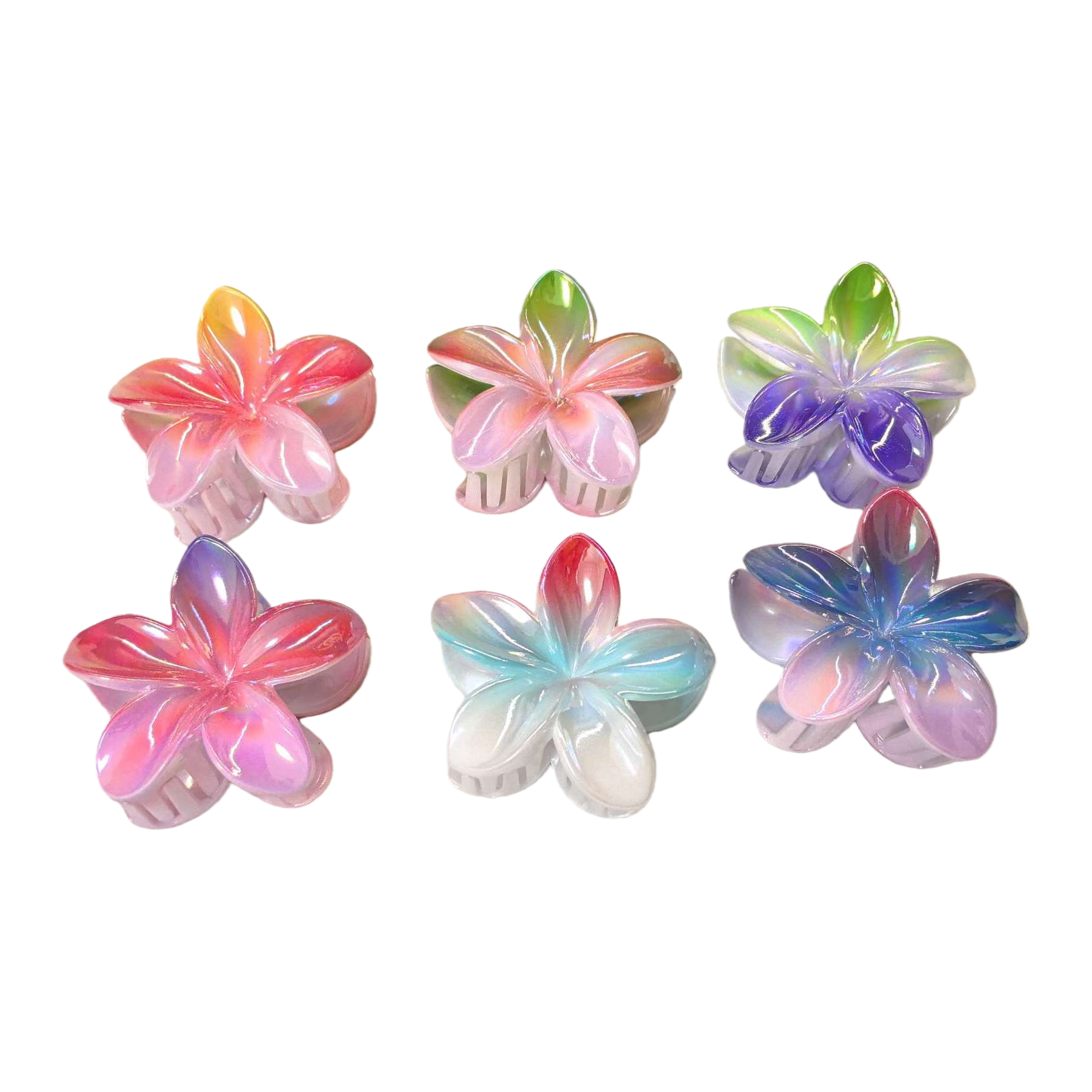 Colorful flower-shaped hairpins are cute headwear for girls in a Korean style, sweet and fresh Item Picture