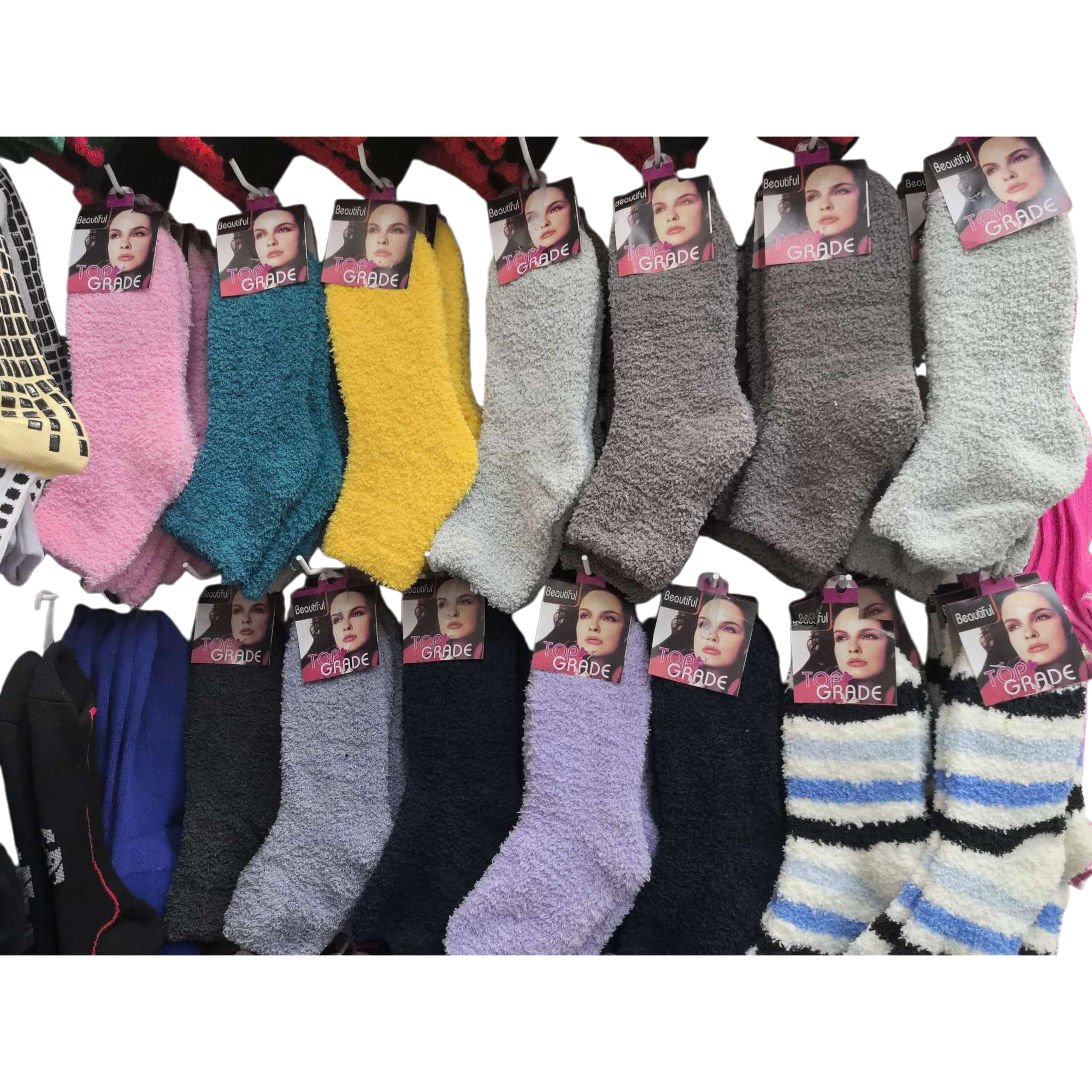 جوارب الصوفية الملونة، جوارب سميكة من الخمير النقي Item Picture