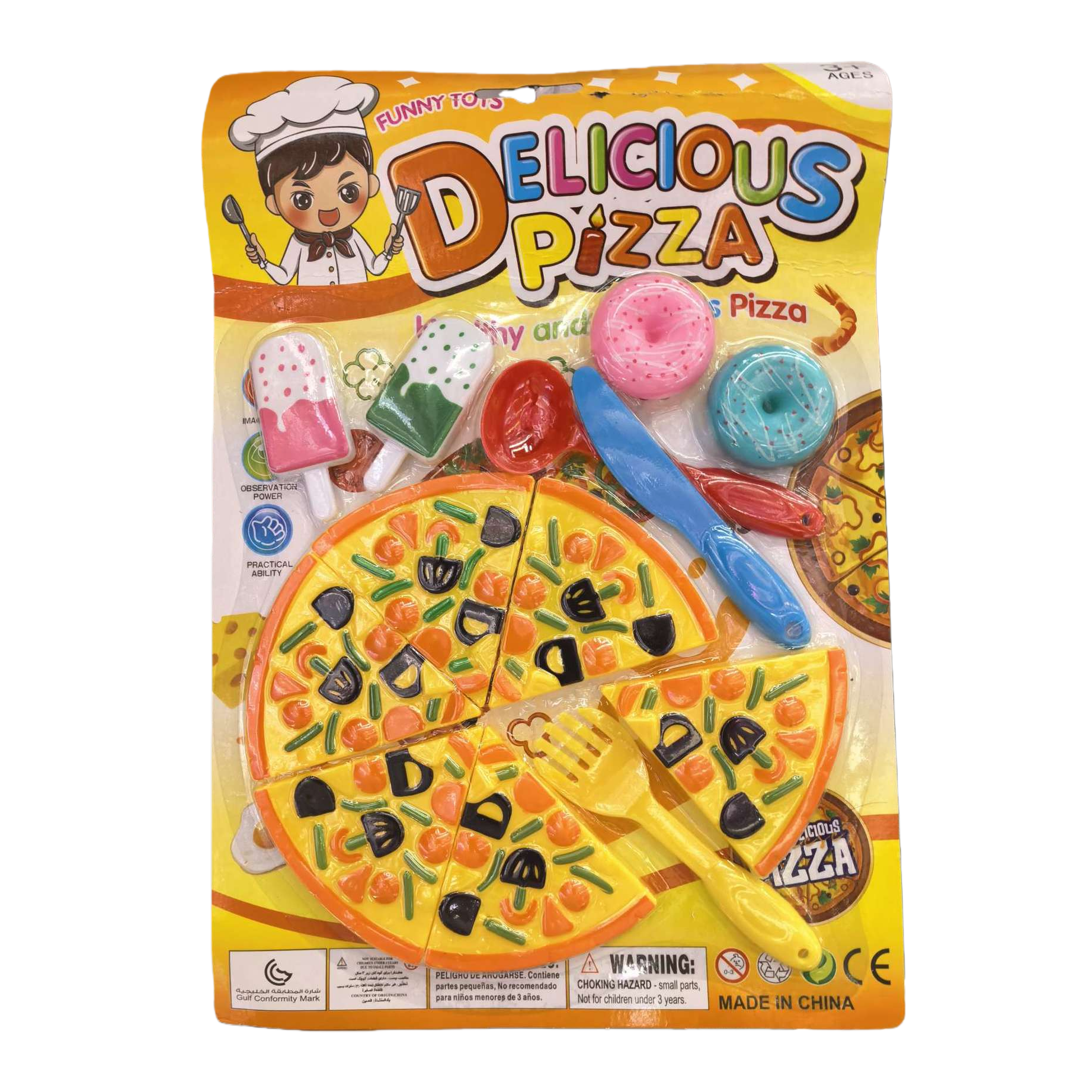 لعب أطفال ملونة ببدلة البيتزا للأطفال أن يقوموا بعمل رائع Item Picture