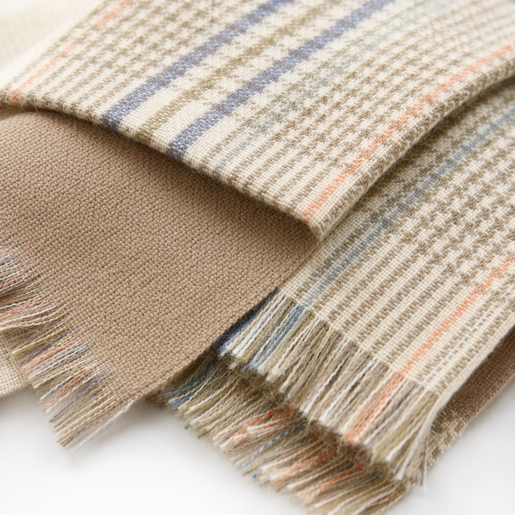 The checkered scarf made of pure cotton keeps you warm and is a fashionable and versatile choice for both men and women in autumn and winter Application Scenario