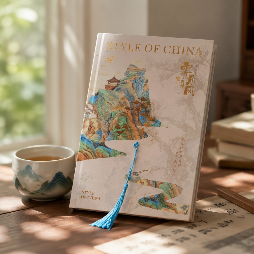 غلاف كتاب صور الجبال المائية كتاب Style OF China Supe details Picture