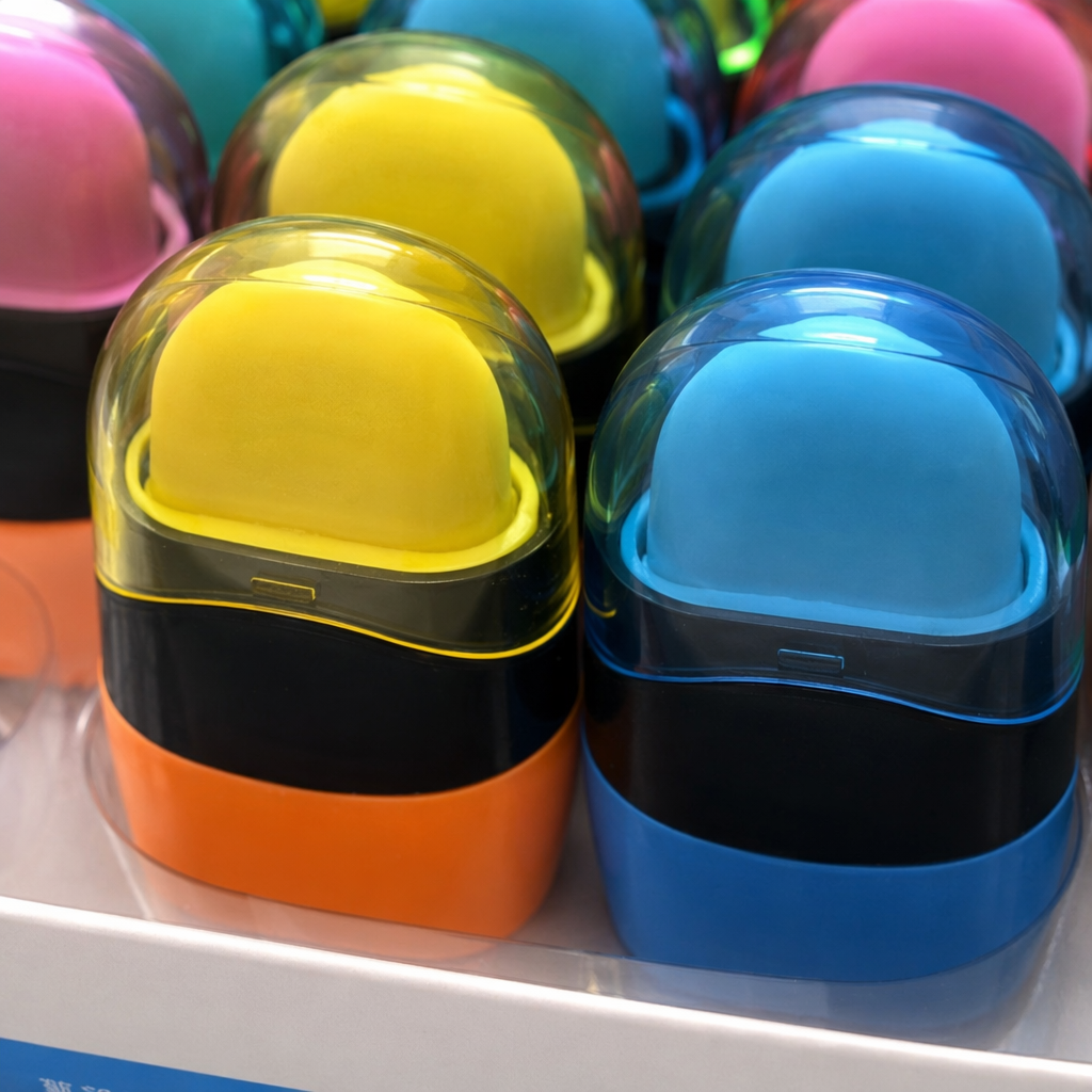 Colorful pencil sharpener Eraser set box Student stationery Creative storage set Application Scenario