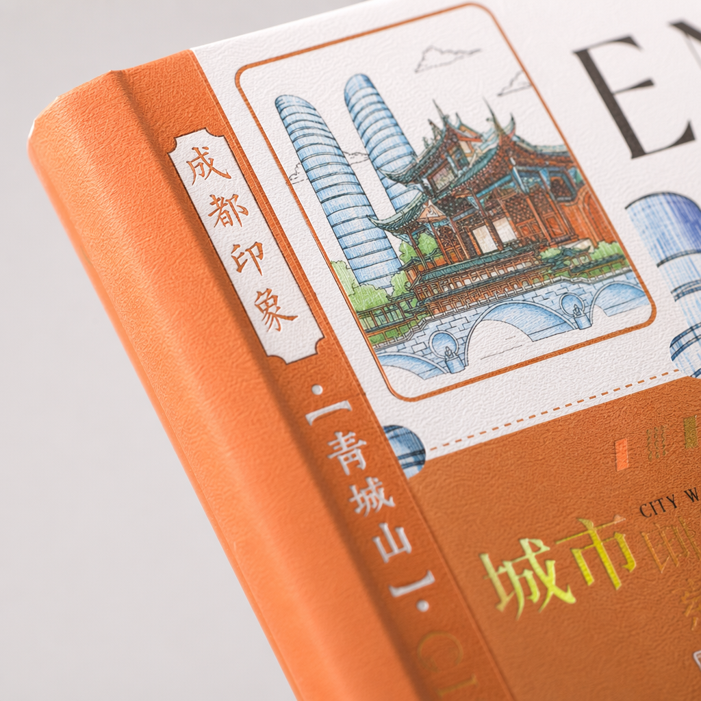 橙白封面书籍 精装文艺风小说散文集简约设计阅读收藏 Application Scenario