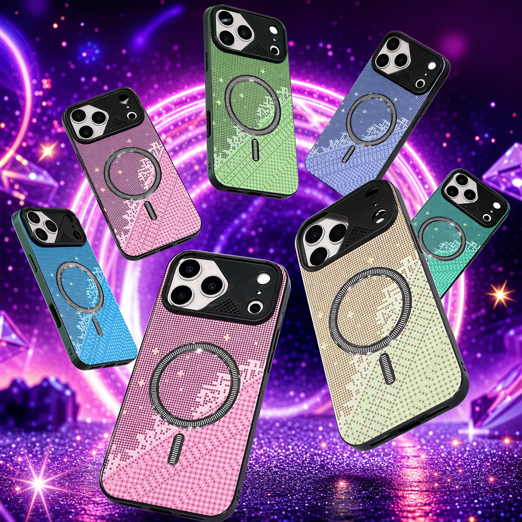 The color gradient dot matrix phone case is compatible with iPhone, Huawei and Xiaomi, and is shockproof and lightweight Specification image