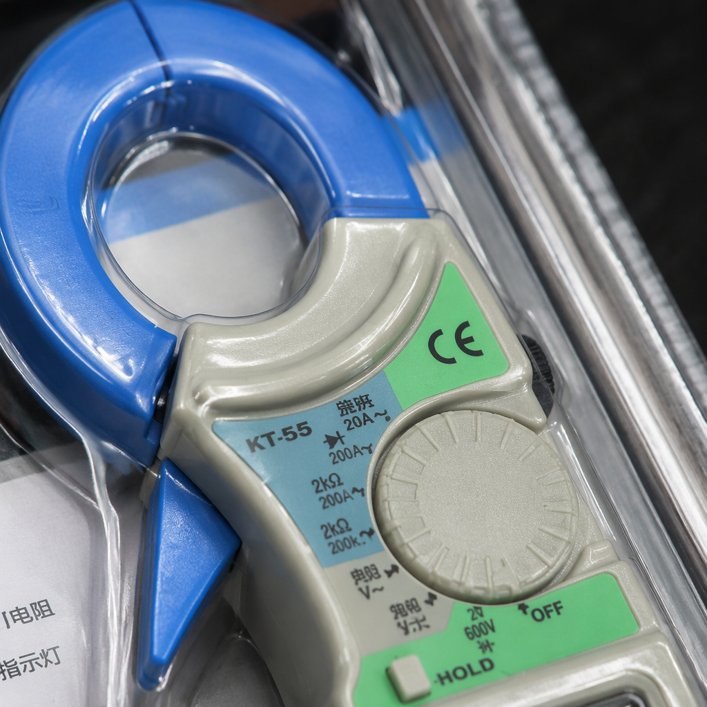 Blue clamp-on multimeter digital multi-functional AC/DC current, voltage and resistance tester Application Scenario