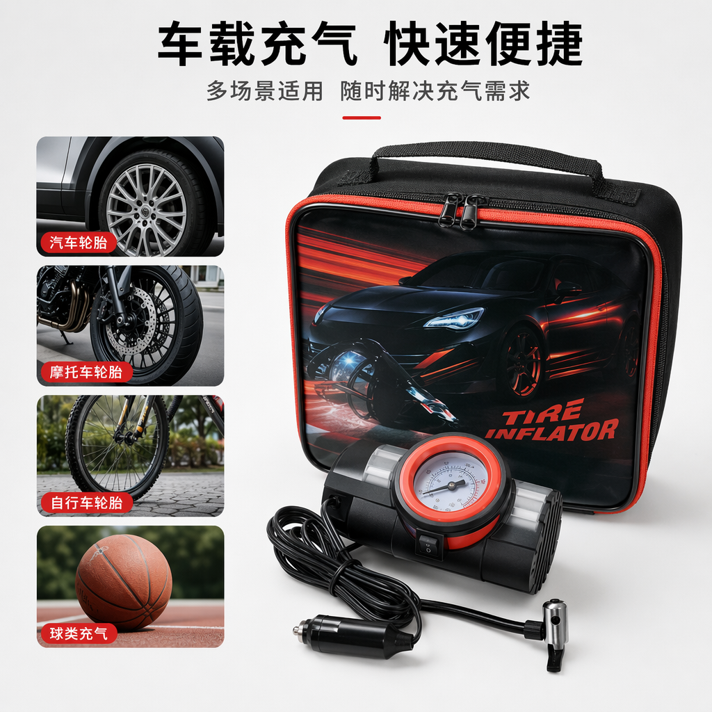 黑色快充充电器 适配TypeC手机平板通用