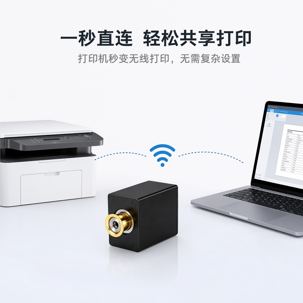 白色打印机 黑色投影仪 多功能办公设备套装