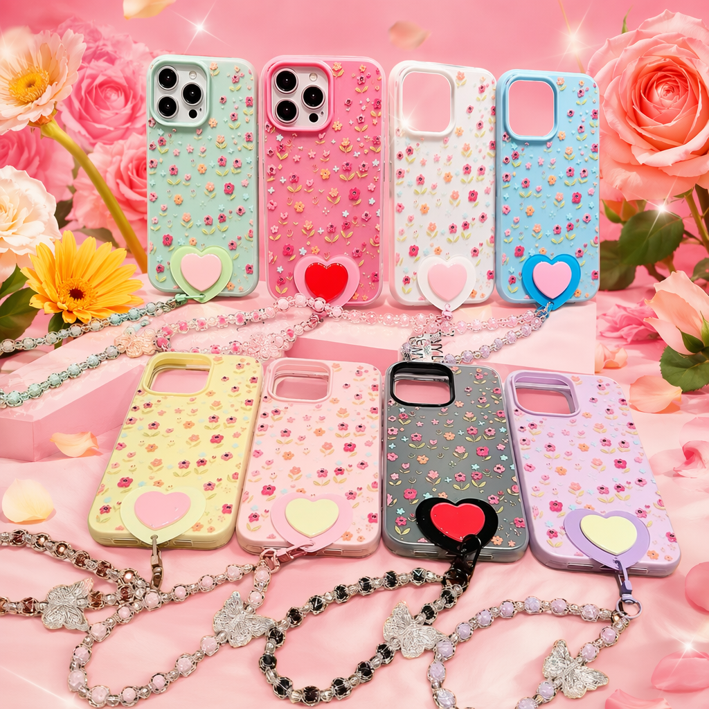 The colorful flower phone case is compatible with multiple brand models such as iPhone, Huawei and Xiaomi Specification image