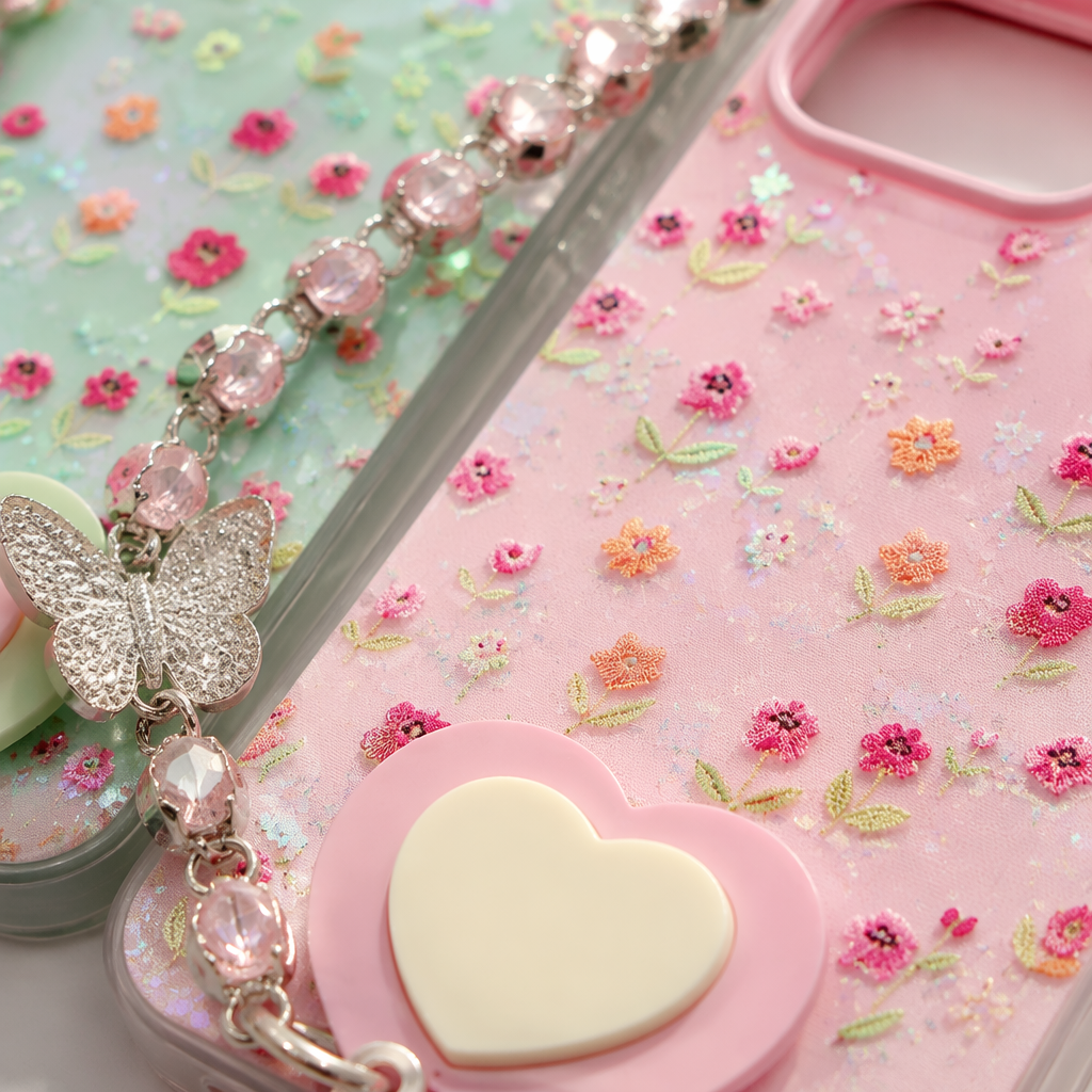 The colorful flower phone case is compatible with multiple brand models such as iPhone, Huawei and Xiaomi Application Scenario