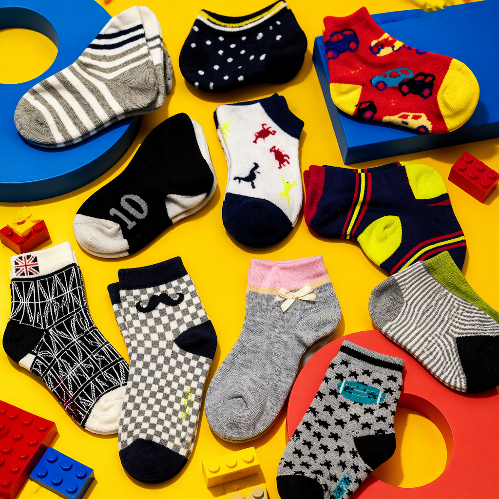 Colorful striped patterned socks for both men and women, made of pure cotton, sweat-absorbing, breathable and comfortable for daily wear Specification image