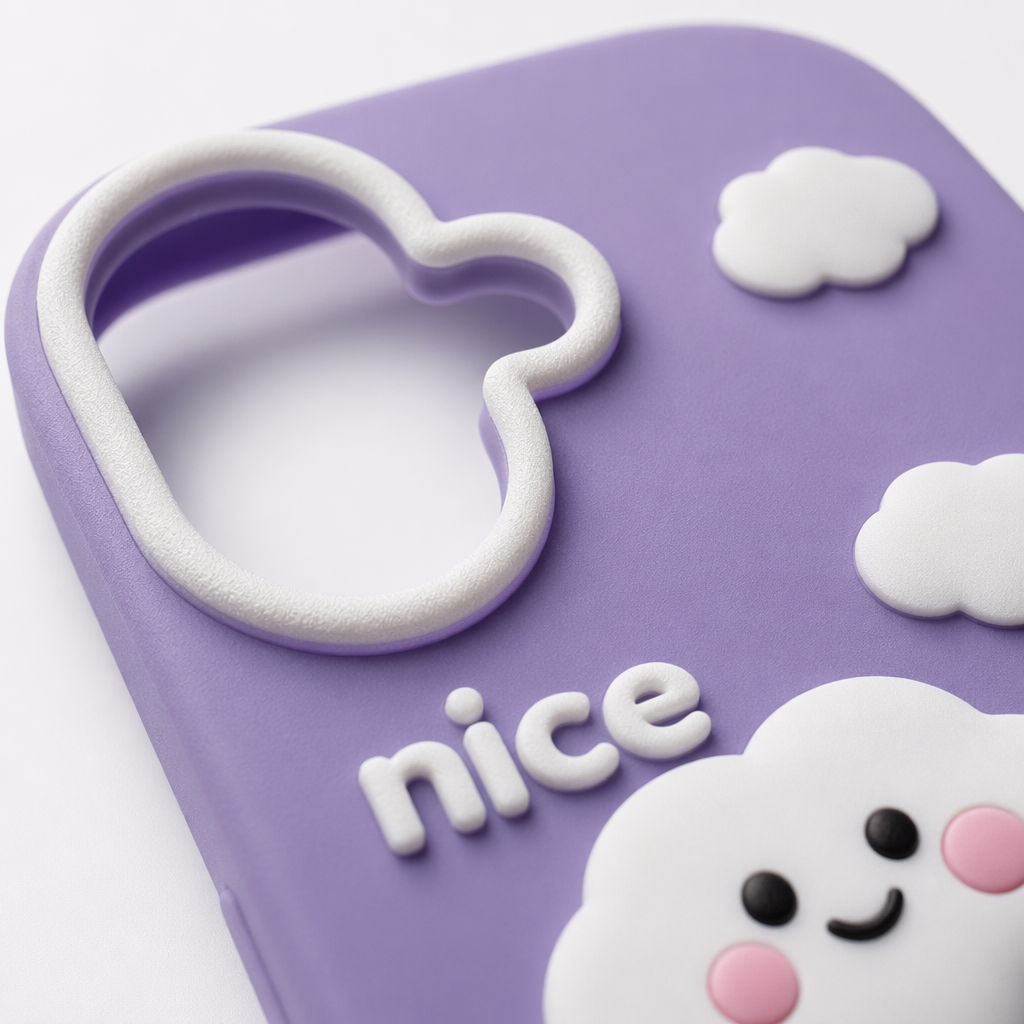 Colorful cloud and flower phone cases are compatible with the universal models of Apple, Huawei and Xiaomi Application Scenario
