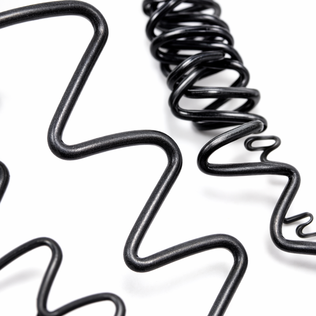 Black wavy metal spring stand, universal adjustable desktop stand for mobile phones and tablets Application Scenario