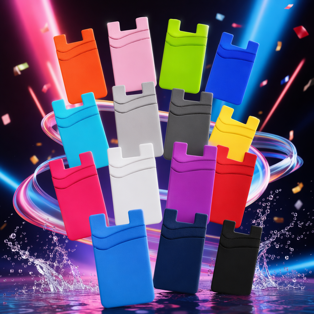 Silicone double-layer card stickers available in multiple colors, anti-loss, durable, lightweight and portable Specification image