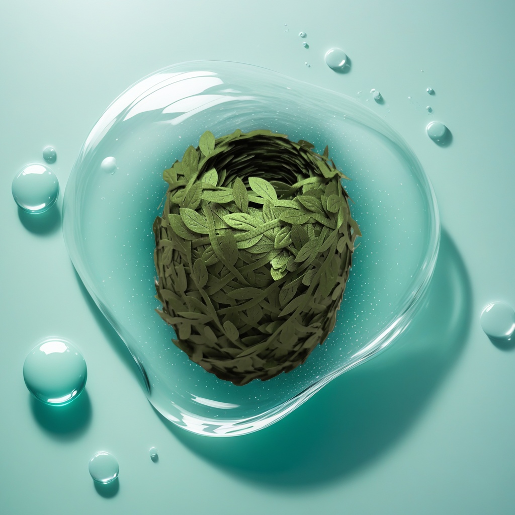 绿色叶子装饰球家居摆件节日挂饰创意绿植风